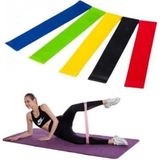 Aerobik Bant 5 Li Pilates Yoga Bandı - Renkli