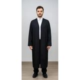 Aerobin Kumaş Lüks Namaz Cübbesi Siyah