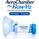 Aerochamber Mavı Mask 15 Yas Ustu