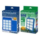Aeroflow Philips Marathon Ultimate Fc9934/07 Uyumlu 1X Cp0484/01 - 1X Fc8038/01 Optimal Hepa Filtre Seti
