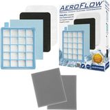 AeroFlow Philips Powerpro Active Fc 8642 Uyumlu Hepa Filtre Seti + 2 Adet Sünger