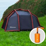 Aerogogo Elektrikli Pompalı Şişme Kamp Çadırı, 2-4 Kişi Glamping Açık Hava Kamp Çadırları, Yetişkinler için Su Geçirmez Rüzgar Geçirmez Şişme Ev Çadırı, Kolay Kurulum Şişme Çadır