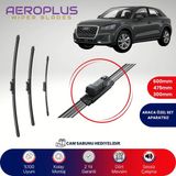 Aeroplus Audi Q2 2016-2024 Ön Arka Muz Silecek Takımı