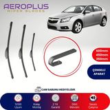 Aeroplus Chevrolet Cruze 2009-2014 Ön Arka Muz Silecek Takımı