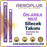 Aeroplus Fiat Egea 2015-2024 Ön Arka Muz Silecek Takımı