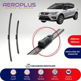 Aeroplus Muz Silecek Takımı 650mm ve 450mm Boyutlarıyla Seat Arona 2017-2024 Uyumlu