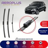 Aeroplus Skoda Fabia 2006-2014 Ön Arka Muz Silecek Takımı