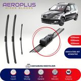Aeroplus Skoda Roomster 2013-2015 Ön Arka Muz Silecek Takımı
