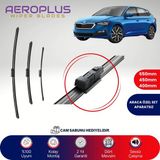 Aeroplus Skoda Scala 2019-2024 Ön Arka Muz Silecek Takımı