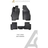 Aescaroon Fiat Linea 2007 Sonrası 3D Havuzlu Paspas - Siyah