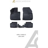 Aescaroon Opel Corsa E 2014-2019 Arası 3D Havuzlu Paspas - Siyah