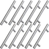 Aesco 10 Adet Pürüzsüz Inox Metal Kulp 96 mm Mobilya Mutfak Çekmece Dolap Dolabı Kulbu Kulpu Kulpları - 001-Renkli