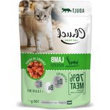 Aesco 100 gr Kuzu Etli Yaş Kedi Maması, 24 Adet Paket
