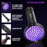 Aesco 100 LED Uv El Feneri - 395NM Mor Işık