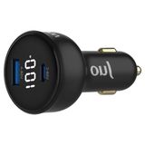Aesco 100W LED Ekranlı Araç Şarj Aleti, Type-C ve Usb-A