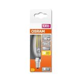 Aesco 10'lu LED Value 4W CLB40 Sarı Işık 2700K E14 Duy Filament Mum Buji Ampul - Altın