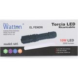 Aesco 10W 2000 Lümen 4 Renk Güçlü El Feneri WT-605