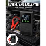 Aesco 12.000 Mah Şarjlı Araç Akü Takviye ve Işıklı Hava Kompresörü Yeni Nesil