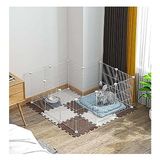 Aesco 12 Panel Beyaz Metal Kedi Köpek Kuş Evi Oyun Parkı - 02-Gri