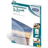Aesco 125 Mikron A4 Laminasyon Filmi - 100'LÜ Paket, Koruyucu Kaplama