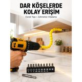 Aesco 12’li Akrobat Bits Vidalama Seti Esnek Uç Çok Yönlü Kullanım Yeni Nesil