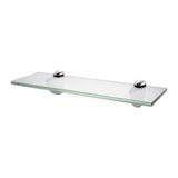 Aesco 12X50 cm Boyutunda Cam Etejer Rafı, Şık ve Kullanışlı