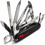 Aesco 17 Fonksiyonlu Çok Amaçlı Multitool Çakı Fesyonel Outdoor & Günlük Kullanım