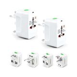 Aesco 2 Adet 150 Ülke Universal Seyahat Adaptörü Çok Amaçlı Priz Dönüştürücü USB Girişli Uk Eu Us Au Fiş Çevirici Akım Korumalı Taşınabilir Dünya Tipi Travel Adaptör