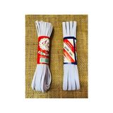Aesco 2 Adet Beyaz Bel Paça Don Lastiği (Yuvarlak ve Yassı) 2 x 10 Metre 2ADETLASTIKX