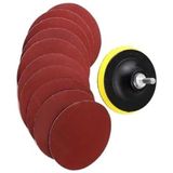 Aesco 20 Adet Cırt Taban Zımpara Takımı, 115MM