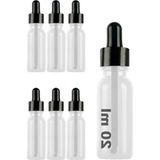 Aesco 20 cc Metal Kapaklı Serum Damlalıklı Cam Şişe 6 Adet - Şeffaf - Acı Yeşil - 0 - 1 Yaş