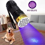 Aesco 21 LED Uv El Feneri - Güneş Işığı ile Taşınabilir
