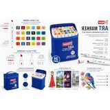 Aesco 24'lü Art Marker Kalem Seti, Farklı Renk Seçenekleri - 41 Delft Blue