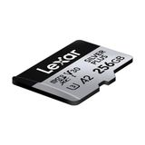 Aesco 256 GB Profesyonel Silver Plus Microsdxc Hafıza Kartı W/sd Adaptör, Uhs-I, C10, U3, V30, Full-Hd ve 4K Video, 205/150 Mb/s'ye Kadar Okuma/yazma, Videografçılar, Oyuncular (LMSSIPL256G-BNANU)