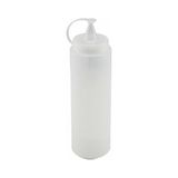 Aesco 2'li Set 700 ml Şeffaf Plastik Sos Şişesi ve Yağdanlık - Kapaklı Sıkılabilir Sosluk, Ketçap, Mayonez, Zeytinyağı ve Sirke Dispenseri