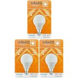 Aesco 3 Adet 7W E14 LED Mini Ampul, Beyaz Işık Seçeneği