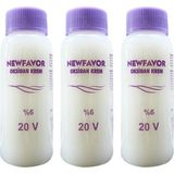 Aesco 3 Adet Oksidan Krem Saç Boya Sıvısı 6'lık 20 Volüme 60 ml
