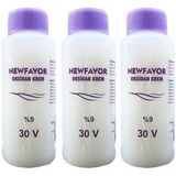 Aesco 3 Adet Oksidan Krem Saç Boya Sıvısı 9'luk 30 Volüme 60 ml