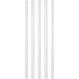 Aesco 30 cm 11 mm Kalın Silikon Çubuğu 5'li Paket Şeffaf Sıcak Silikon Yapıştırıcı Çubuk Silikon Tabancası Uyumlu Güçlü Yapışma Hobi El Sanatları Ahşap Plastik Karton Kumaş Için - 0-Koyu Mavi - 1 Adet