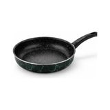 Aesco 30 cm Teflon Tava, Yapışmaz Yüzey, Homojen Isı Dağılımı, Ergonomik Sap, Yeşil Mermer Desen