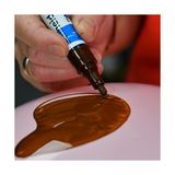 Aesco 310 Akrilik Marker 2mm KAHVERENGİ-120107 - 01-Siyah