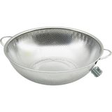 Aesco 31CM Metal Kulplu Çelik Sepet Süzgeç Ince Tel Ayaklı