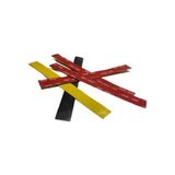 Aesco 3m Vhb 10 Adet Çift Taraflı Montaj ve Yapıştırma Bant Siyah 1,5 cm Genişlik - 14 cm Uzunluk