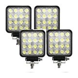 Aesco 4 Adet 16 LED Off Road Lambası, 48 Watt Güç ve 12/24 Volt Uyum