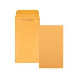 Aesco #5 1/2 Madeni Para Zarfları, 3 1/8 x 5 1/2, Yapıştırılmış, Küçük Parçalar, Bahçe Için Mücevher ve Tohum Zarfları, 28 Lb Kahverengi Kraft, Kutu Başına 500 (QUA50562)