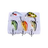 Aesco 5 Adet Crankbait Lrf Balık Olta Yem Seti - Sesli Bilyalı - Kutulu - 2.7cm 1.5gr - Altın