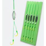 Aesco 5 Li Paket Yaylı Avcı Hazır Sazan Takımı- Fosforlu
