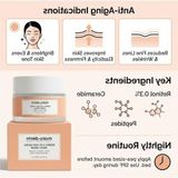 Aesco 50 ml Gece Kremi - Retinol ve Peptitlerle Yaşlanma Karşıtı Bakım