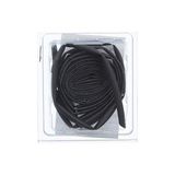 Aesco 523593 Isi ile Daralan Makaron, Siyah, 4.8 Mm, 2 mt