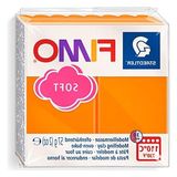 Aesco 57 gr Mandalina Renkli Fimo Soft Modelleme Kili, Yaratıcı El Sanatları Için